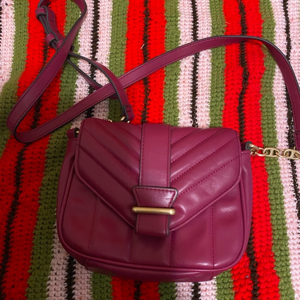 Elegant Purple Women's Crossbody Bag Time and Tru